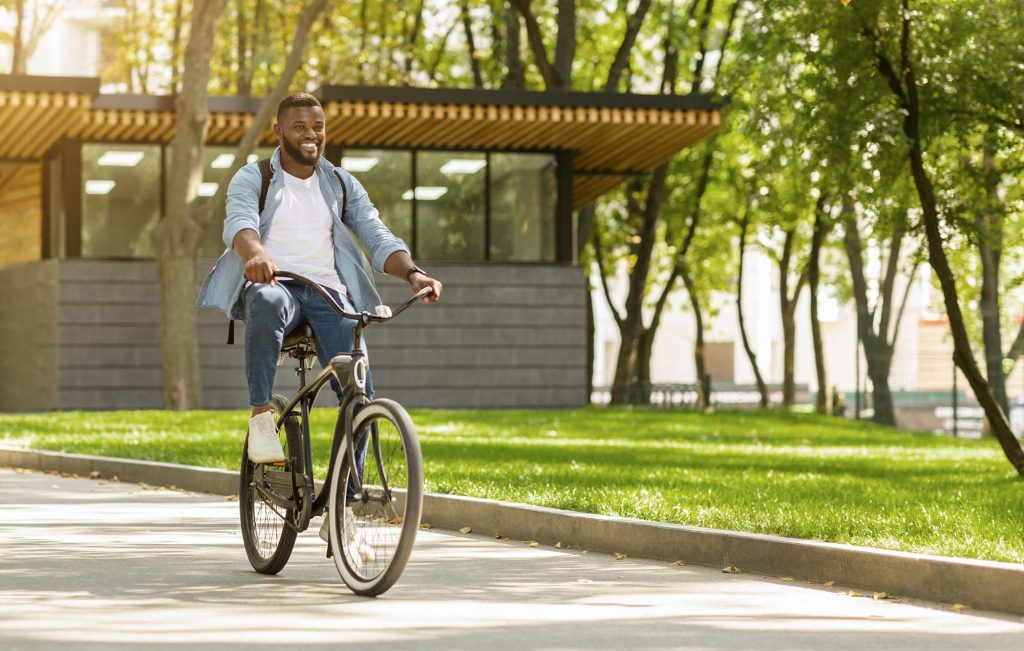 Riding A Bike